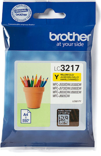 Brother LC3217 Original InkJet Printer Ink Yellow