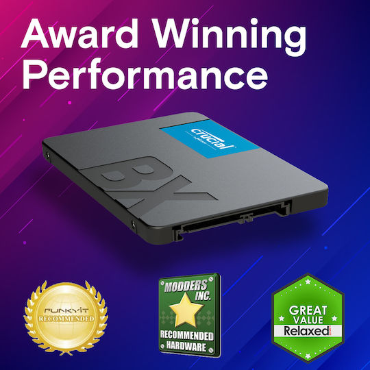 Crucial BX500 SSD 4TB Type 2.5'' With SATA III Connection CT4000BX500SSD1