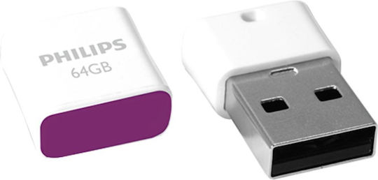 Philips Pico 64GB USB 3.0 Stick Black