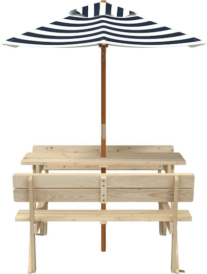 vidaXL Table made of Wood 90x108x54cm. for 3+ Years Brown