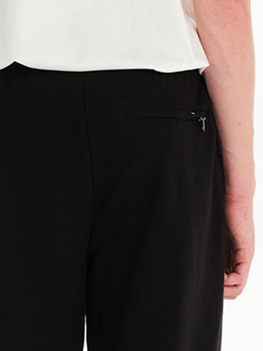 Sweatpants with Elastic Black
