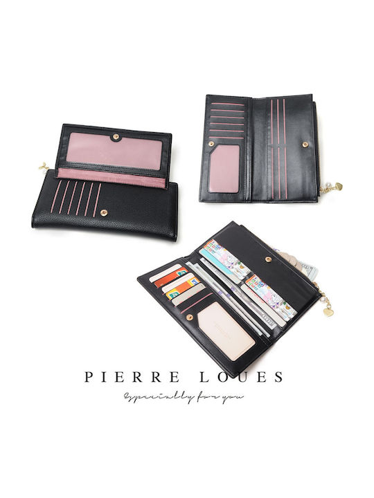 Large Women's Wallet Cards Black