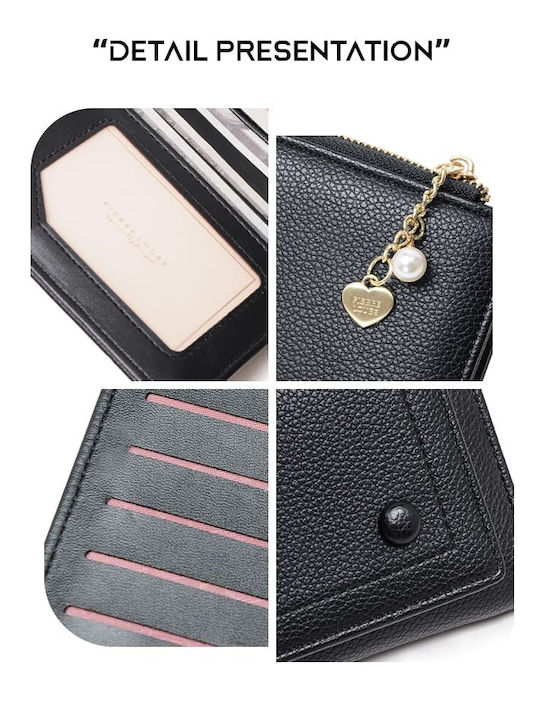 Large Women's Wallet Cards Black