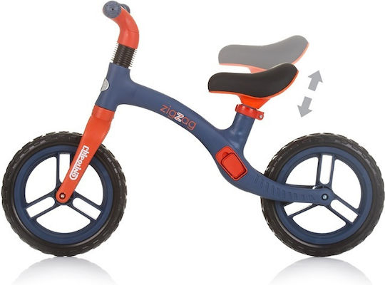 Chipolino Kids Balance Bike Zig Zag Blue
