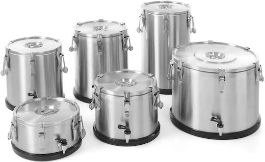 Thermal Container Stainless Steel Food Transport 25l Hendi 710210