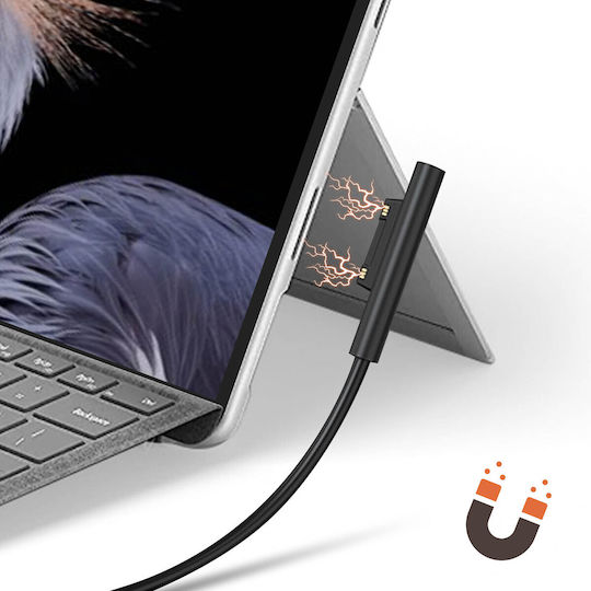 Зарядно устройство за стена Avizar 44W за Microsoft Surface Pro 6 Surface Pro 5 4 Черно