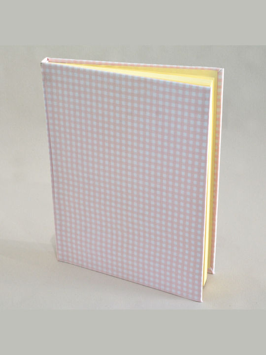 TEXTILE WISH BOOK 22X28 PICARESQUE PLAID (PINK)