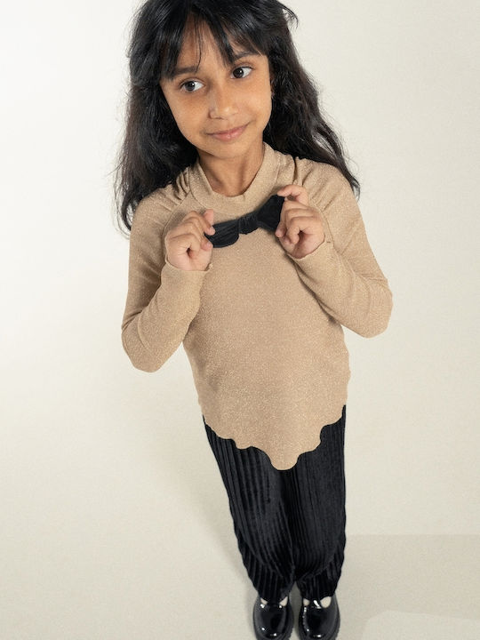 Kids' Set with Pants Winter 2pcs Gold
