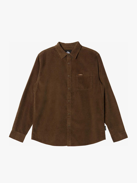 Smoke Trail Long-sleeved Corduroy Shirt Canteen Smoke