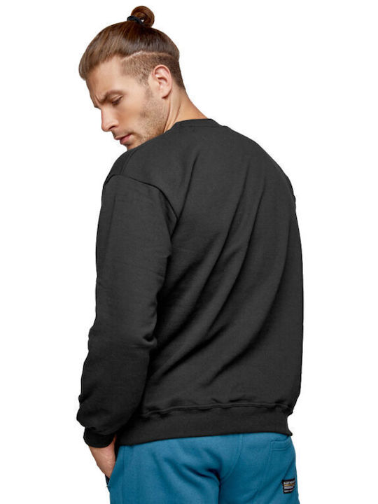 Bodymove Herren Sweatshirt Schwarz