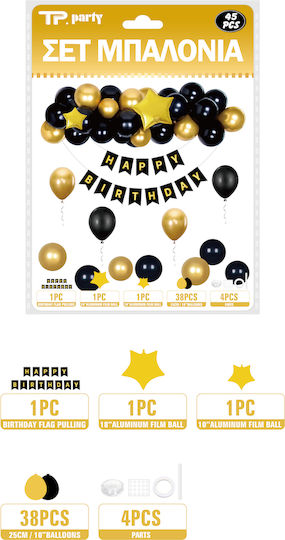 Set Balloons 45pcs 37459 Tpster