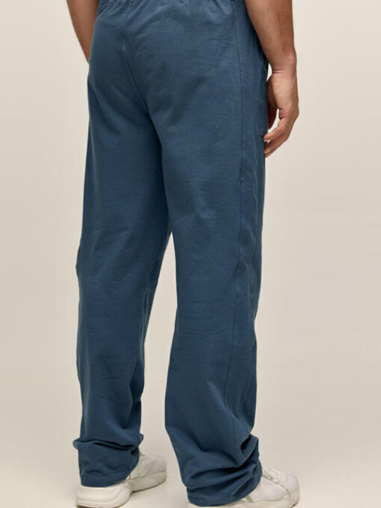 Sweatpants without Elastic Navy Blue