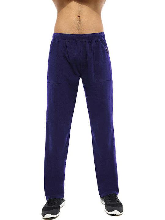 Sweatpants without Elastic Navy Blue