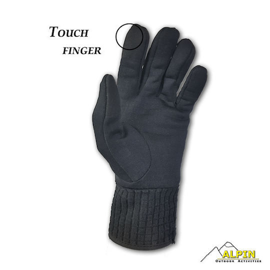 Alpin Gloves Mountain Climbing and Climbing Black