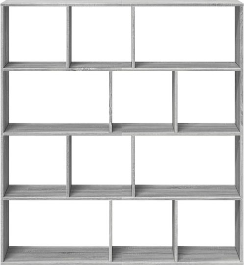 Bibliotecă Gri Sonoma 132x29x141,5 cm