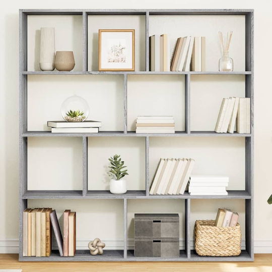 Bibliotecă Gri Sonoma 132x29x141,5 cm