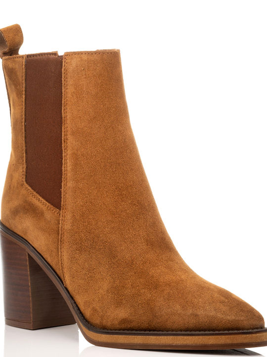 Alpe Leather Women's Chelsea Boots Brown