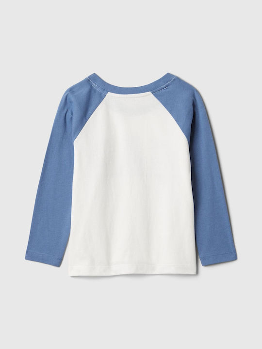 GAP Kinderhemd Langarm Bain Blau Logo