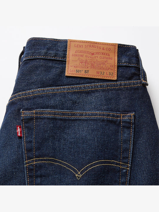 501 Ανδρικό Παντελόνι Τζιν με Slim Tapered Εφαρμογή Dark Indigo