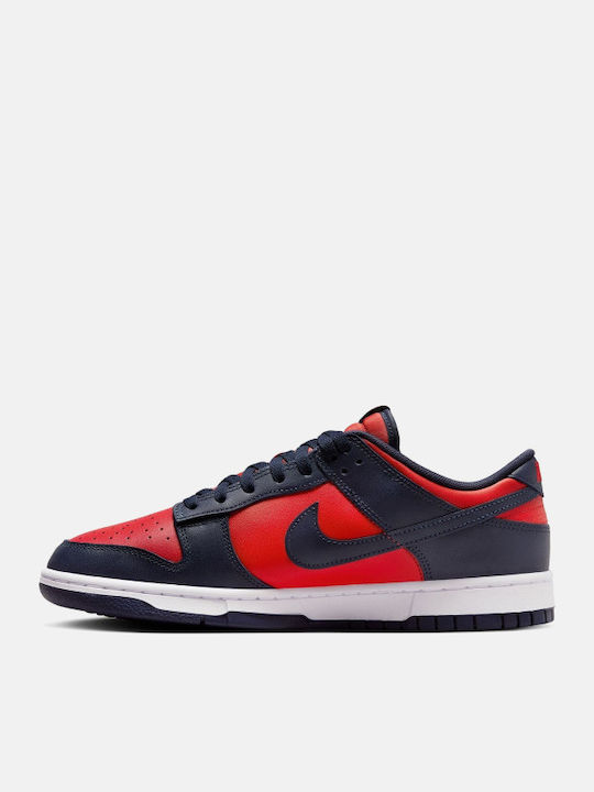 Dunk Low Retro Männliche Sneakers University Red / Obsidian-weiß