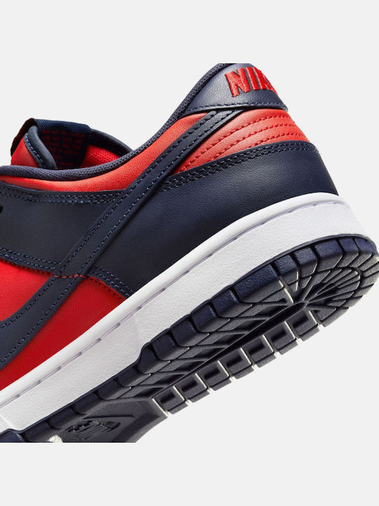 Dunk Low Retro Männliche Sneakers University Red / Obsidian-weiß
