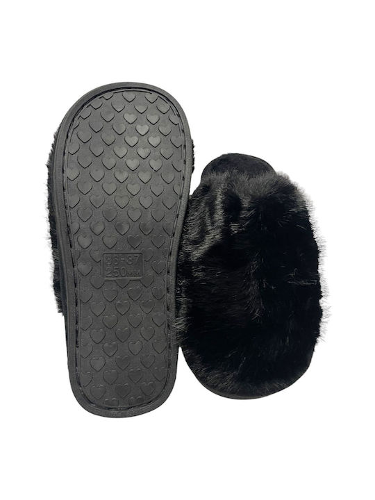 Jomix Winter Women's Slippers in Black color