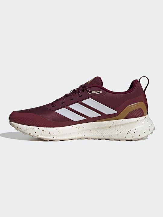 Adidas Runfalcon 5 Sport Shoes Trail Running Burgundy