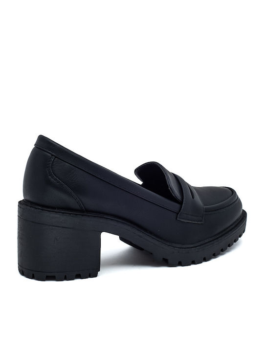 Mocasini dama în culoarea Negru
