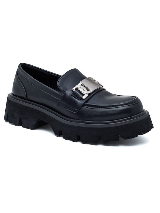 Women's Moccasins in Black Color