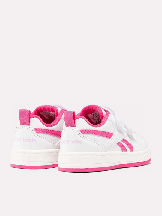 Royal Prime Kids Sneakers with Scratch White