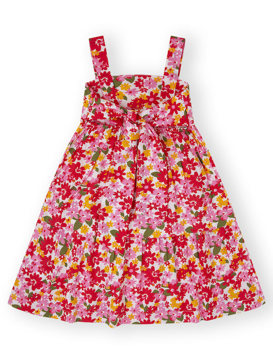 Canada House Kids Dress Floral red