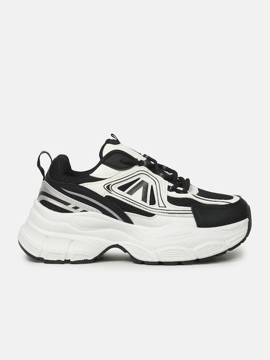 InShoes Γυναικεία Chunky Sneakers Μαύρο