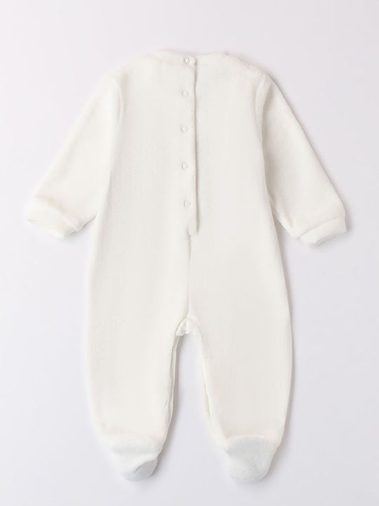 iDO Baby Strampler Off white