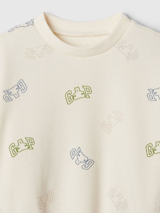 GAP Baby Bodysuit Ivory Frost