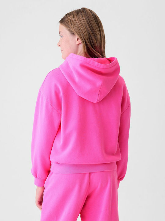 Hanorac Copii cu Glugă și Buzunare Happy Pink