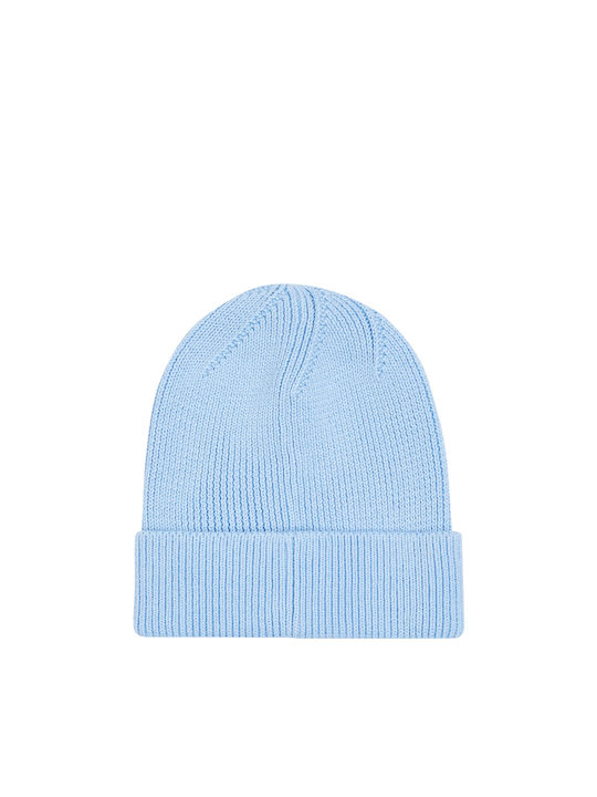 Tommy Hilfiger Beanie Unisex Beanie Gestrickt in Hellblau Farbe