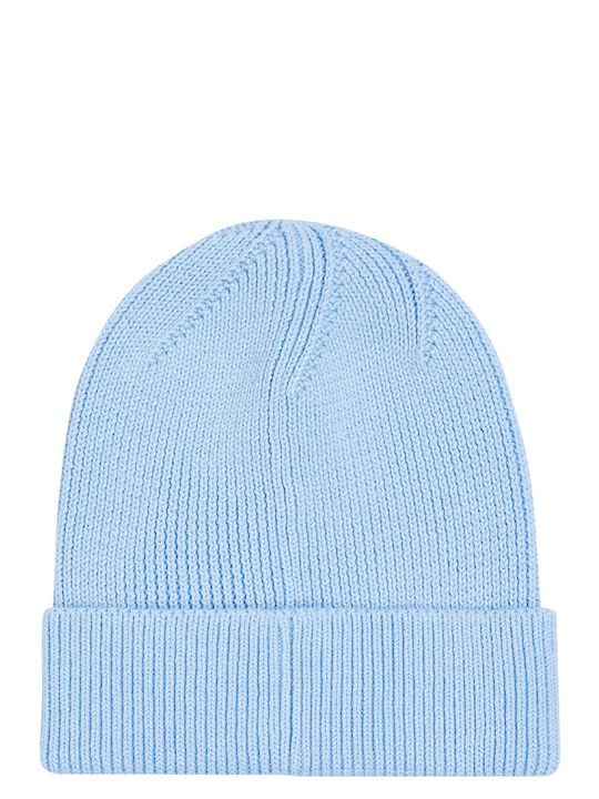 Beanie Unisex Beanie Knitted in Light Blue color