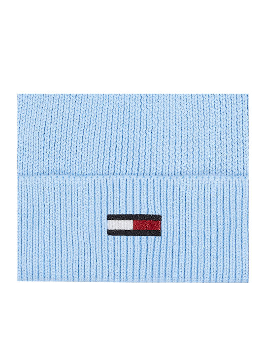 Beanie Unisex Beanie Knitted in Light Blue color
