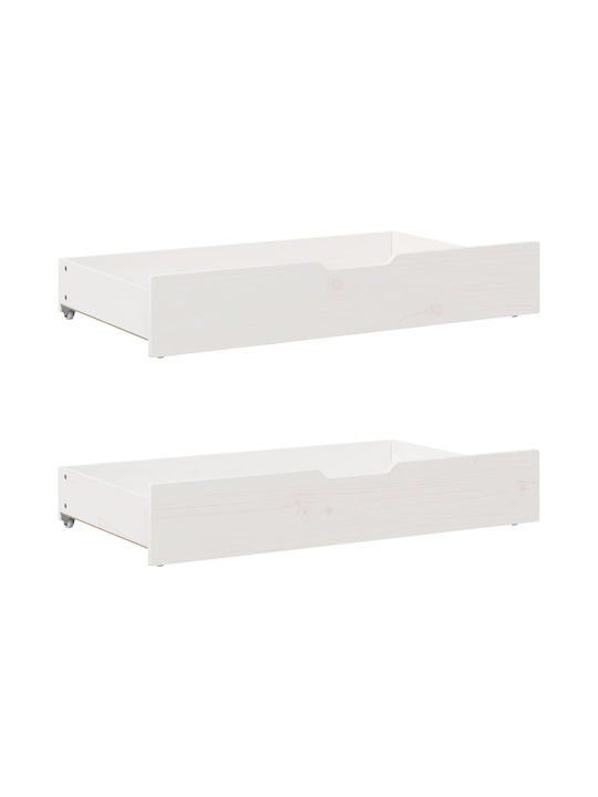 Kids Bed - Sofa Single with Storage Space Beige for Mattress 80x200cm