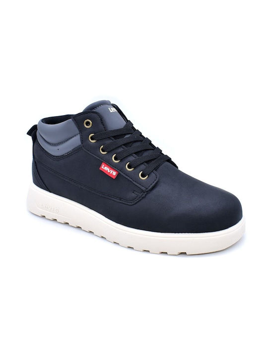 Levi's Kids PU Leather Boots Black