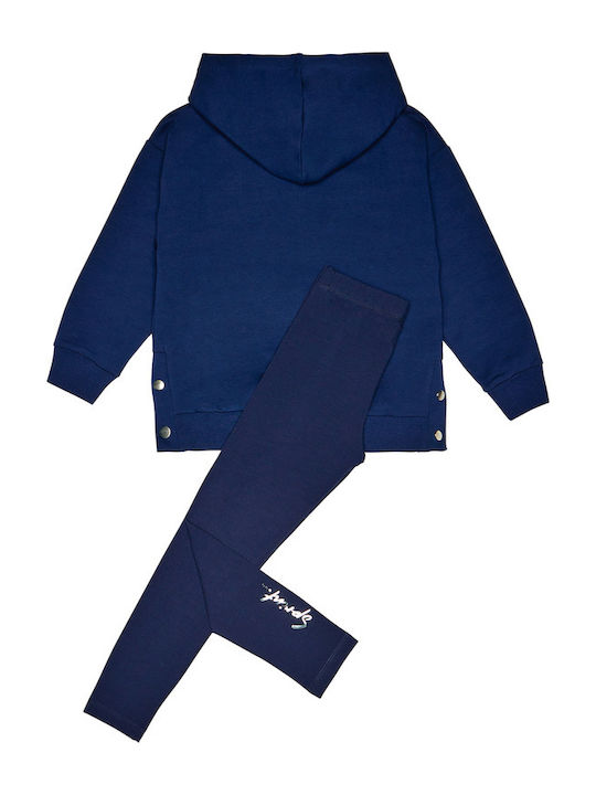 Sprint Kids Set with Leggings Winter 2pcs Dark blue