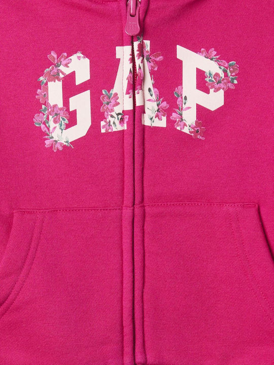 GAP Kinder-Sweatjacke mit Kapuze Bright Beet