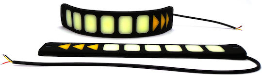 Waterproof Daytime Running Lamps Car in Bar Shape LED Universal 6W 2pcs