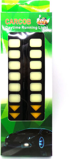 Waterproof Daytime Running Lamps Car in Bar Shape LED Universal 6W 2pcs