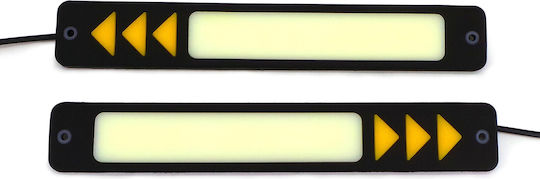 Rectangle Waterproof Daytime Running Lamps Car LED Suzuki Across 6W 2pcs
