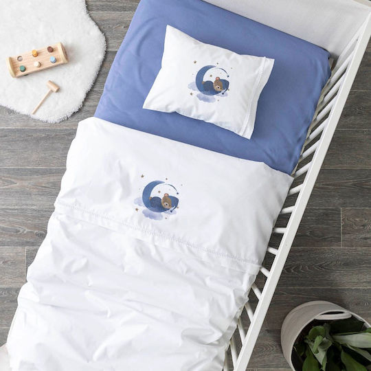 Borea Cot Blanket Sleeping Bear 100x140cm Borea Cot Blanket Sleeping Bear 100x140cm