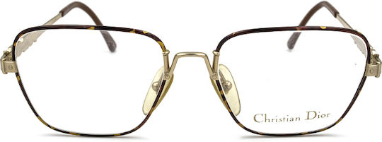 Dior Femei Metalic Rame Ochelari Fluture Maro 2630 41