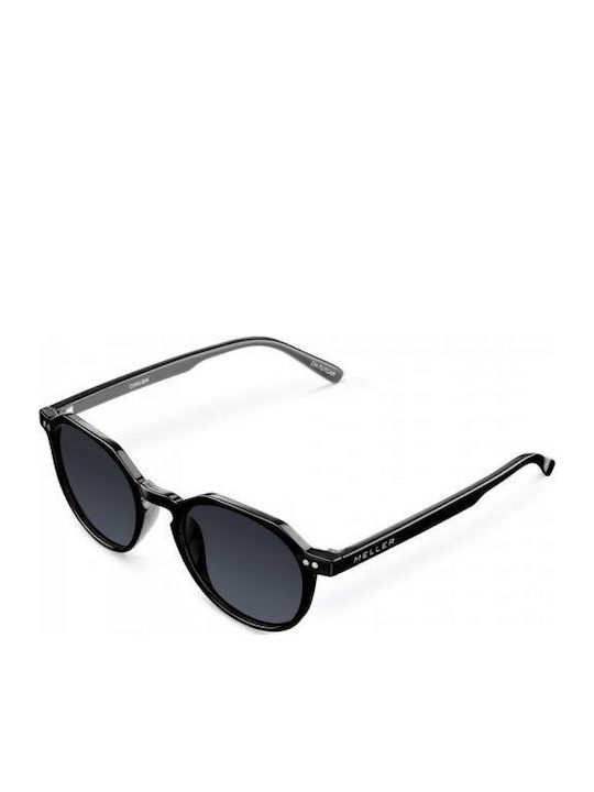 Meller Chauen Unisex Sunglasses with Black Plastic Frame and Black Polarized Lens CH3-TUTCAR