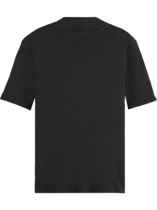 Scotch & Soda Neck T-Shirt Black