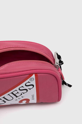 Guess Triangle Logo Pencil Case Pink H4yz16wfmr0-g505 Pink